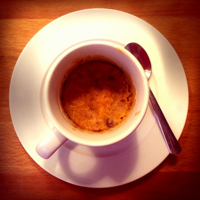 Mug Cake « Cookie » aux pépites de chocolat