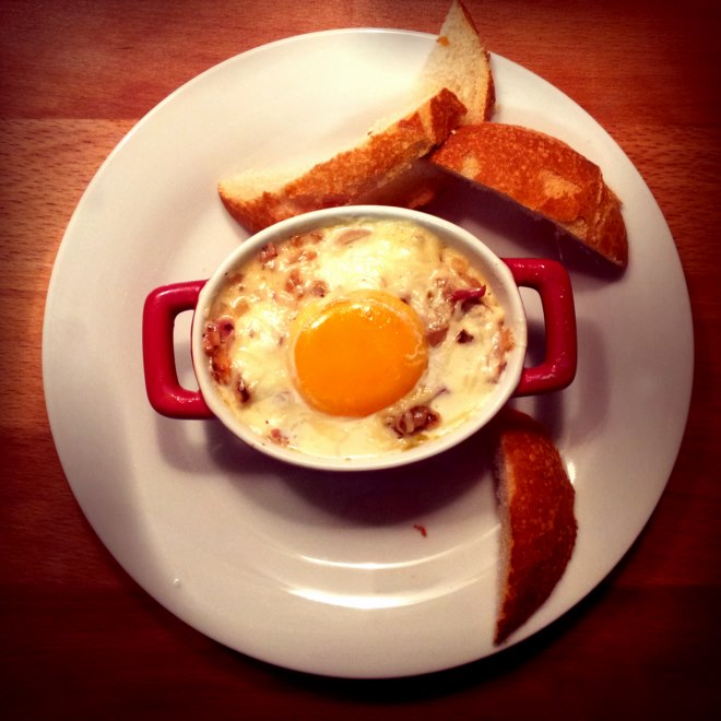 Oeufs cocotte « Paysanne »