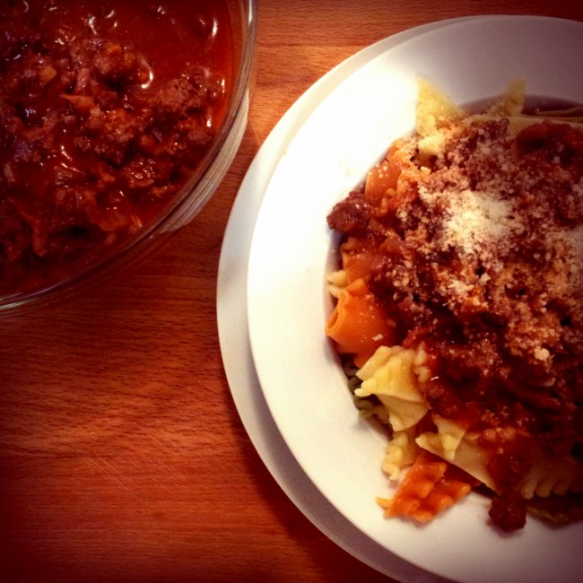 Sauce bolognaise rapide