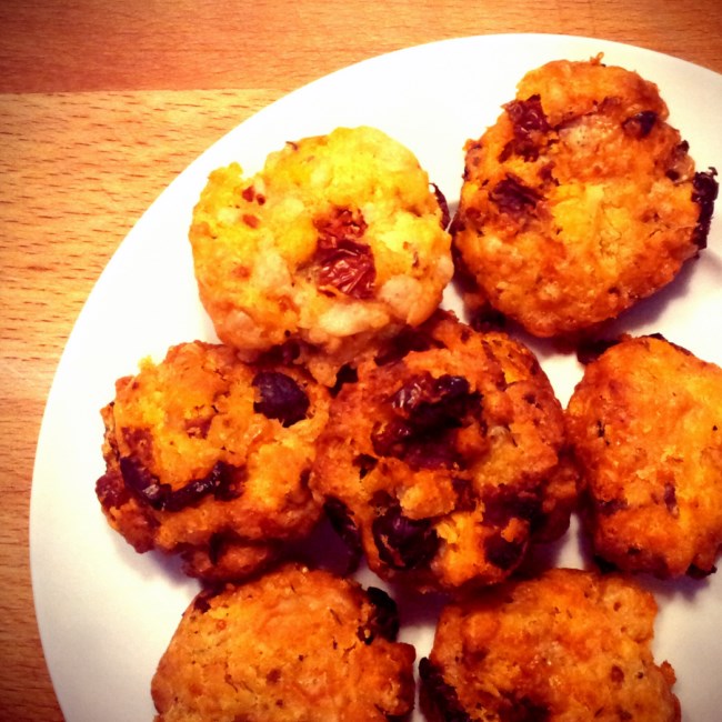 Cookies salés Parmesan Tomates séchées