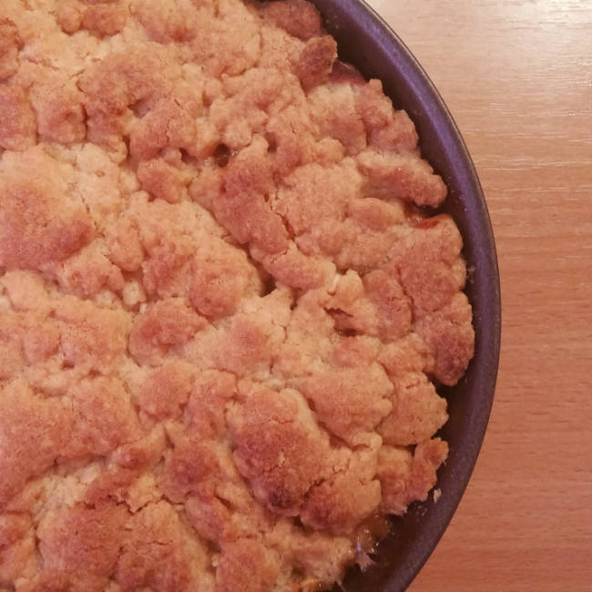 Crumble aux pommes