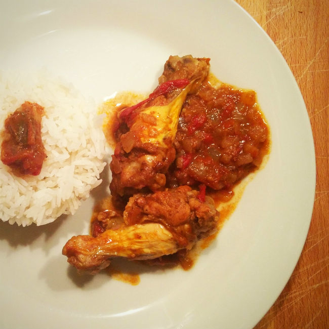 Poulet Massalé de la Réunion