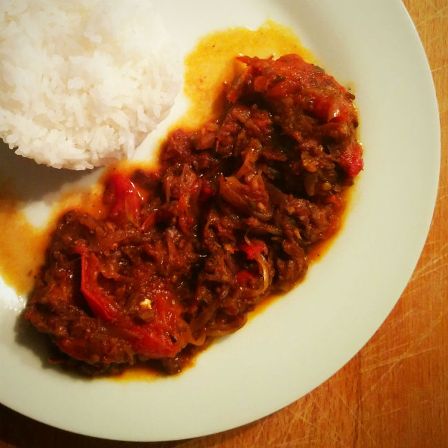 Rougail La Morue (Ile de La Réunion)